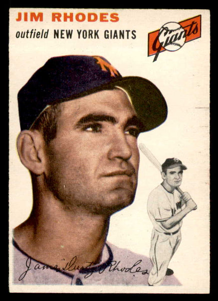 1954 Topps Baseball #170 Dusty Rhodes Giants EX-MT 557125
