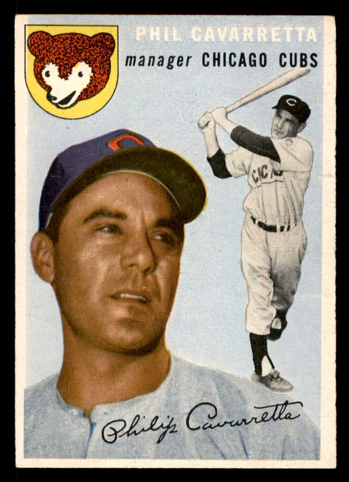 1954 Topps Baseball #055 Phil Cavarretta Cubs EX-MT 557134