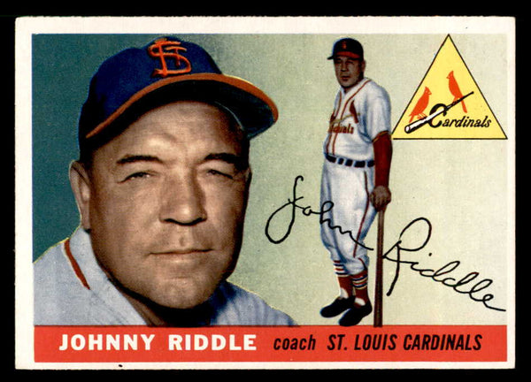 1955 Topps Baseball #098 Johnny Riddle Cardinals EX-MT 557139