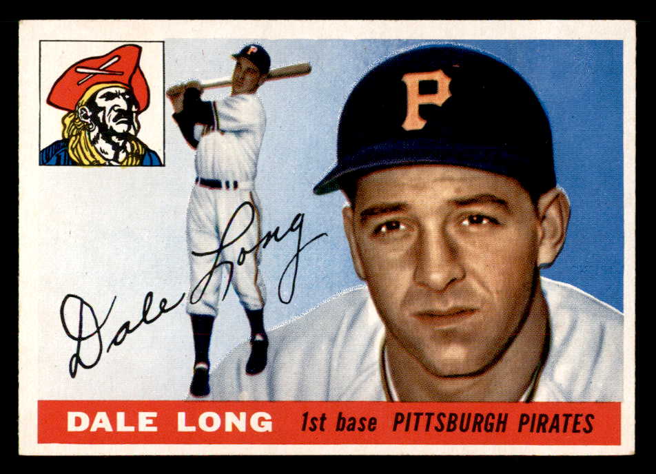 1955 Topps Baseball #127 Dale Long Pirates EX-MT 557155