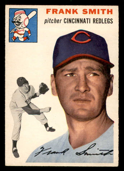 1954 Topps Baseball #071 Frank Smith Reds EX-MT 557162