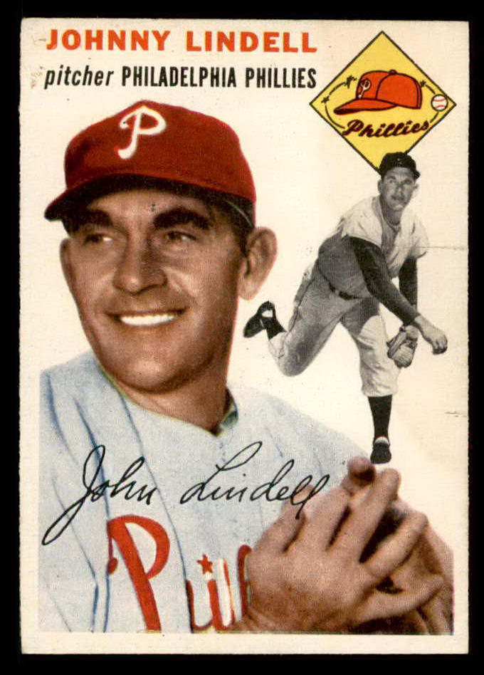 1954 Topps Baseball #051 Johnny Lindell Phillies EX-MT 557169