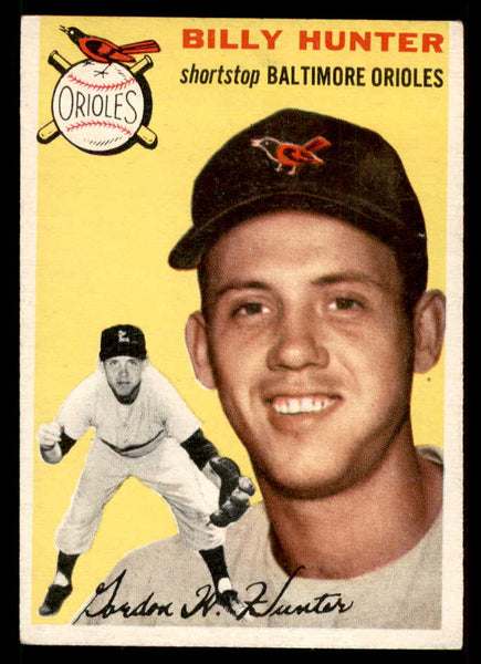 1954 Topps Baseball #048 Billy Hunter Orioles EX-MT 557171