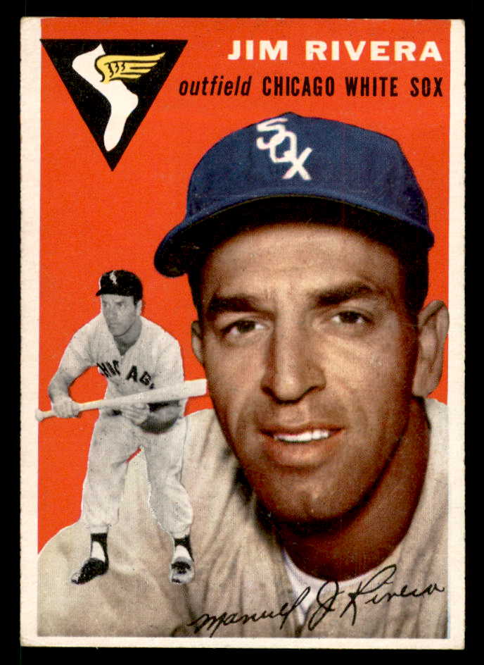 1954 Topps Baseball #034 Jim Rivera White Sox EX-MT 557177