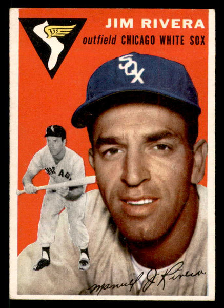 1954 Topps Baseball #034 Jim Rivera White Sox EX-MT 557177