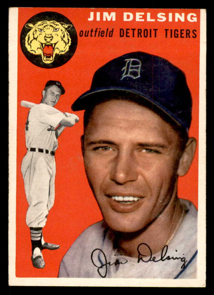 1954 Topps Baseball #111 Jim Delsing Tigers EX-MT 557182