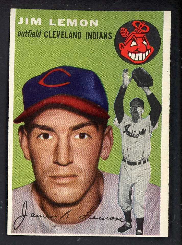 1954 Topps Baseball #103 Jim Lemon Indians EX-MT 557185