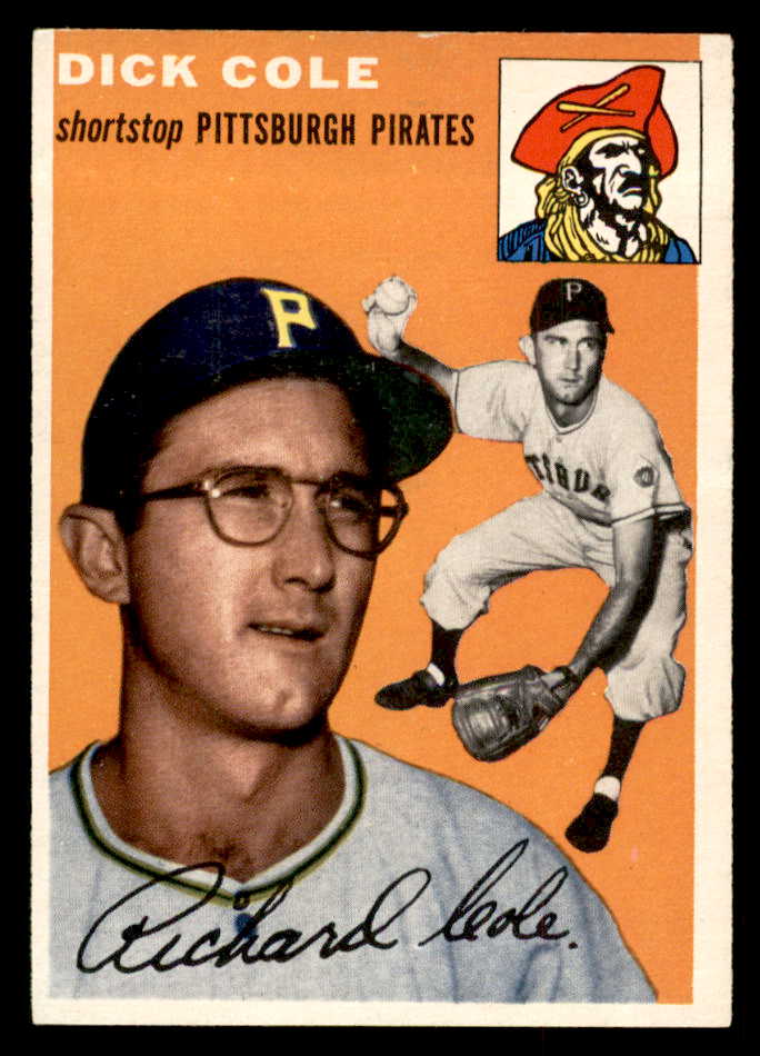 1954 Topps Baseball #084 Dick Cole Pirates EX-MT 557192