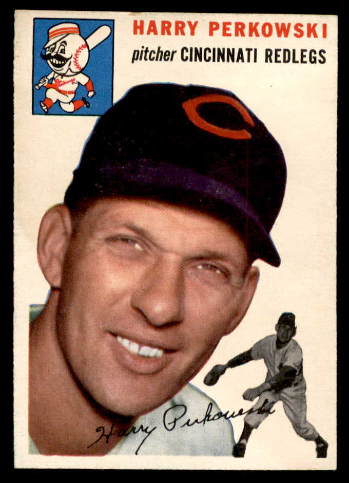 1954 Topps Baseball #125 Harry Perkowski Reds EX-MT 557196