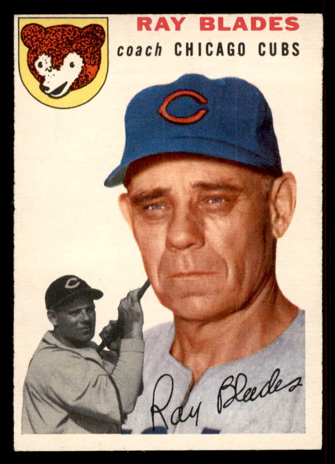 1954 Topps Baseball #243 Ray Blades Cubs EX-MT 557203