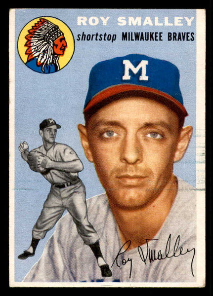 1954 Topps Baseball #231 Roy Smalley Braves EX-MT 557209