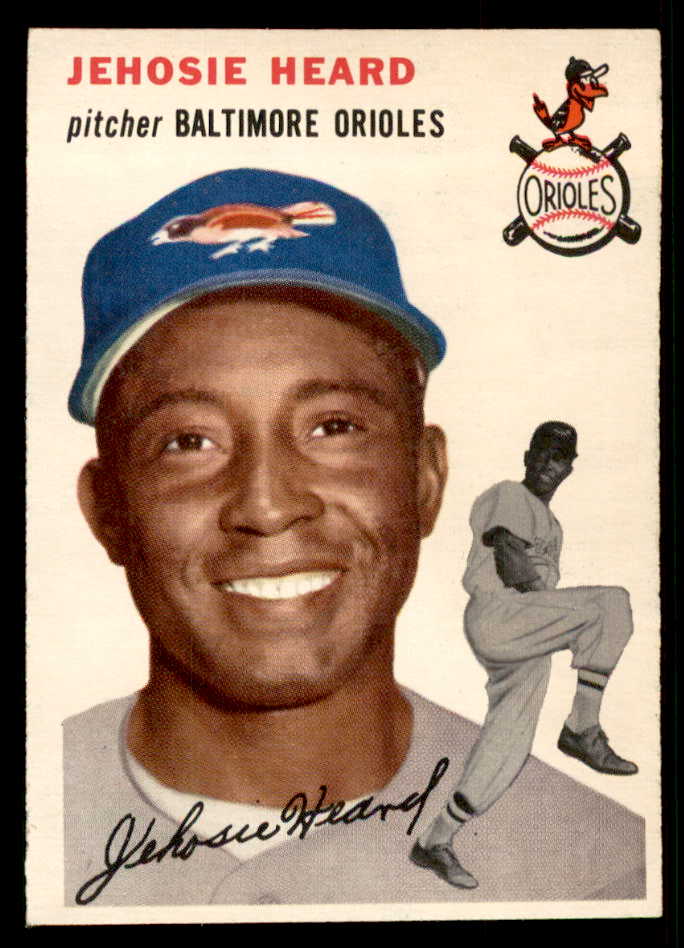 1954 Topps Baseball #226 Jehosie Heard Orioles EX-MT 557214