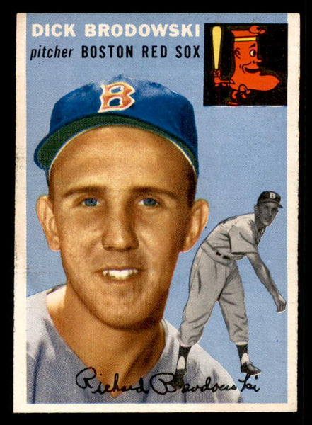 1954 Topps Baseball #221 Dick Brodowski Red Sox EX-MT 557217