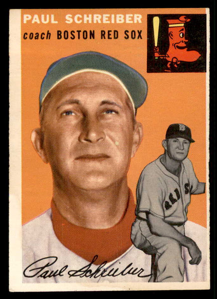 1954 Topps Baseball #217 Paul Schreiber Red Sox EX-MT 557219