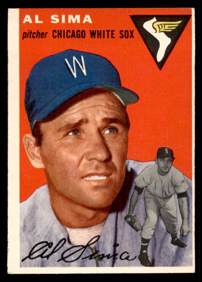 1954 Topps Baseball #216 Al Sima White Sox EX-MT 557220