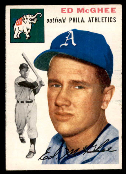 1954 Topps Baseball #215 Ed McGhee A's EX-MT 557221