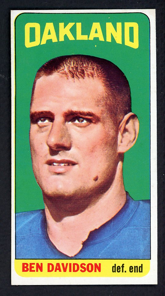 1965 Topps Football #137 Ben Davidson Raiders EX-MT 557231
