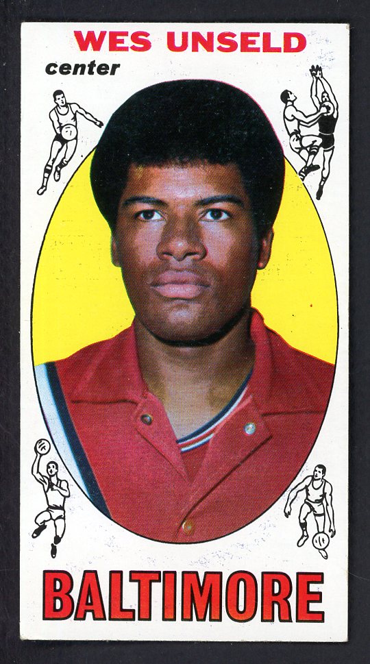 1969 Topps Basketball #056 Wes Unseld Bullets VG-EX 557235