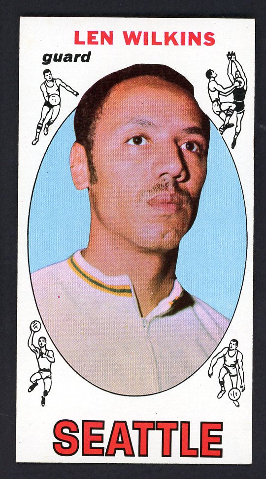1969 Topps Basketball #044 Len Wilkens Sonics EX-MT 557236