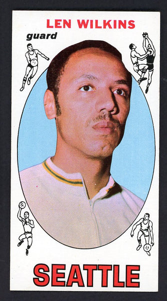 1969 Topps Basketball #044 Len Wilkens Sonics EX-MT 557236