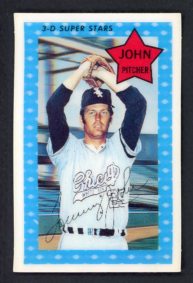 1971 Kelloggs Baseball #074 Tommy John White Sox NR-MT 557244