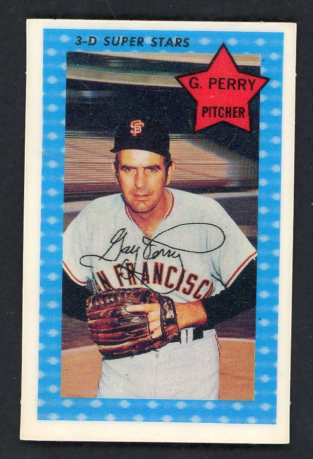 1971 Kelloggs Baseball #006 Gaylord Perry Giants NR-MT 557245
