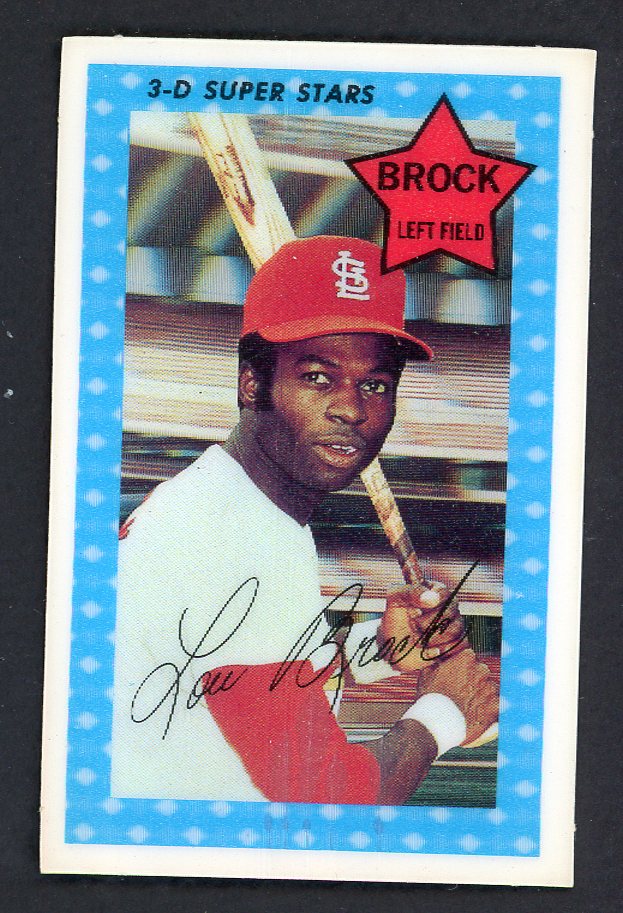 1971 Kelloggs Baseball #017 Lou Brock Cardinals NR-MT 557246
