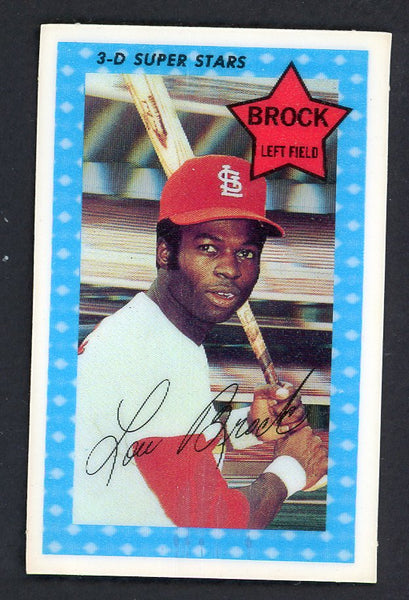 1971 Kelloggs Baseball #017 Lou Brock Cardinals NR-MT 557246