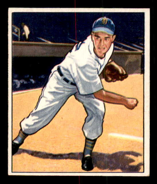 1950 Bowman Baseball #042 Art Houtteman Tigers EX-MT 557281