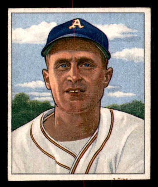 1950 Bowman Baseball #159 Joe Tipton A's EX-MT 557327