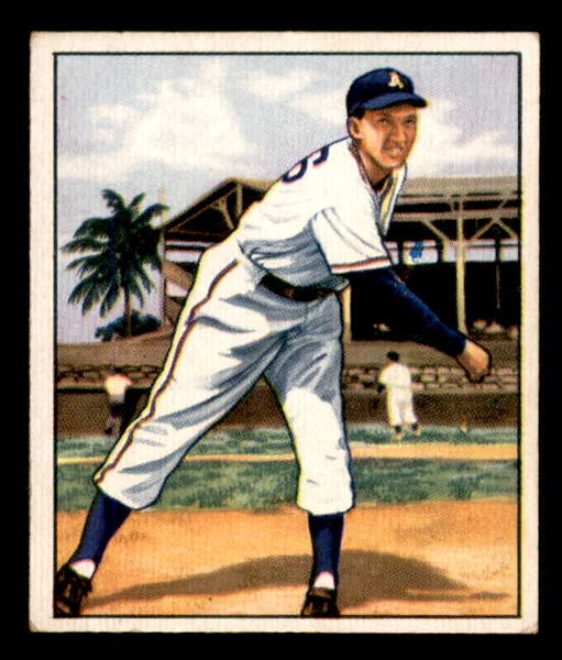 1950 Bowman Baseball #214 Dick Fowler A's EX-MT 557361