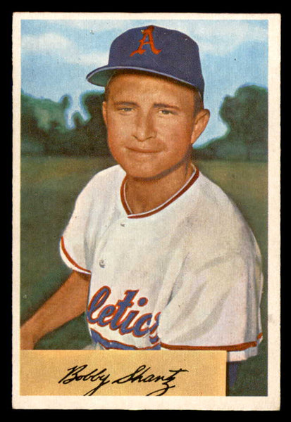 1954 Bowman Baseball #019 Bobby Shantz A's EX-MT 557395