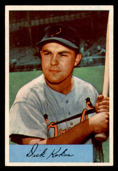1954 Bowman Baseball #037 Dick Kokos Orioles EX-MT 557407