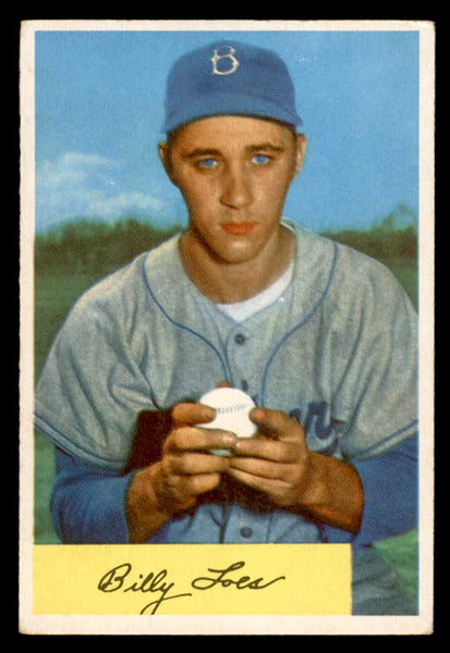 1954 Bowman Baseball #042 Billy Loes Dodgers EX 557411