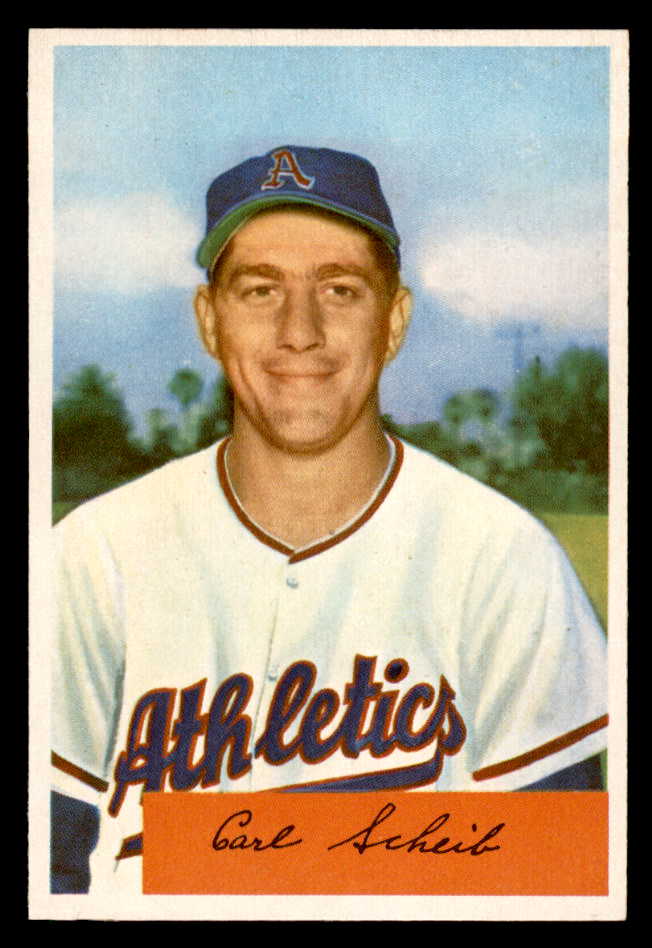 1954 Bowman Baseball #067 Carl Scheib A's EX-MT 557425