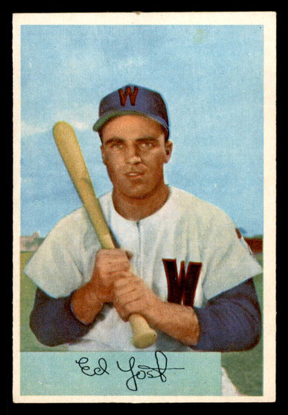 1954 Bowman Baseball #072 Eddie Yost Senators EX-MT 557429