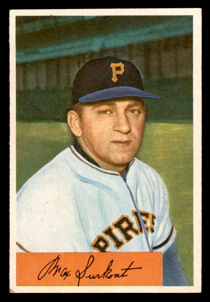1954 Bowman Baseball #075 Max Surkont Pirates EX 557431