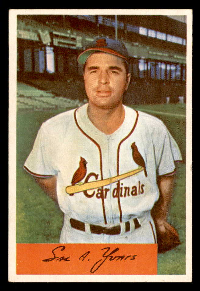 1954 Bowman Baseball #078 Sal Yvars Cardinals EX-MT 557433