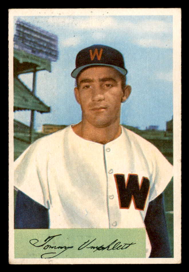 1954 Bowman Baseball #088 Tom Umphlett Senators EX 557440