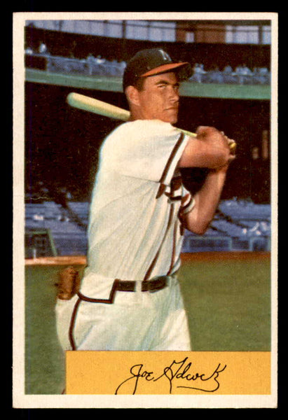 1954 Bowman Baseball #096 Joe Adcock Braves EX-MT 557444