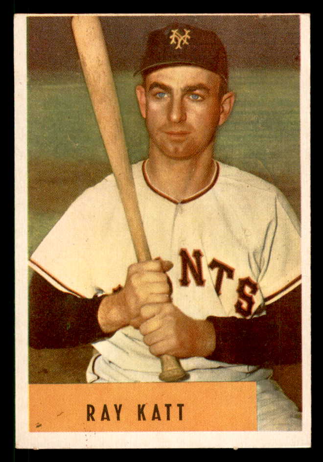 1954 Bowman Baseball #121 Ray Katt Giants EX-MT 557462
