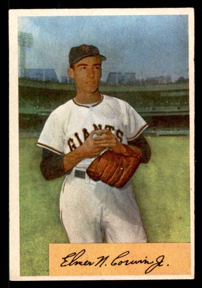 1954 Bowman Baseball #137 Al Corwin Giants EX-MT 557472