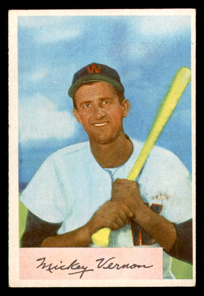 1954 Bowman Baseball #152 Mickey Vernon Senators EX-MT 557483