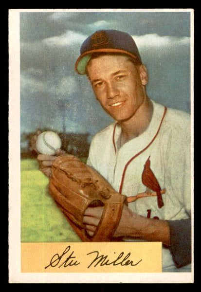 1954 Bowman Baseball #158 Stu Miller Cardinals EX-MT 557487