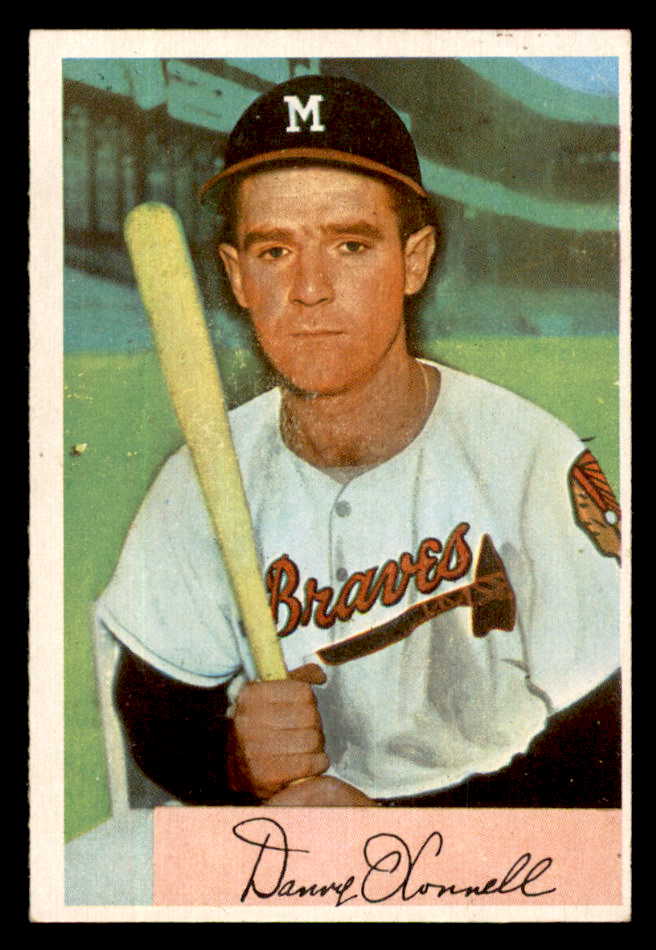 1954 Bowman Baseball #160 Danny O'Connell Braves EX-MT 557489