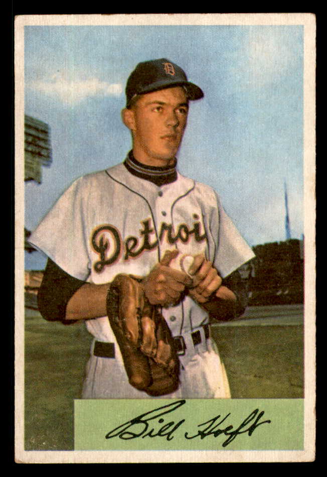 1954 Bowman Baseball #167 Billy Hoeft Tigers EX 557493