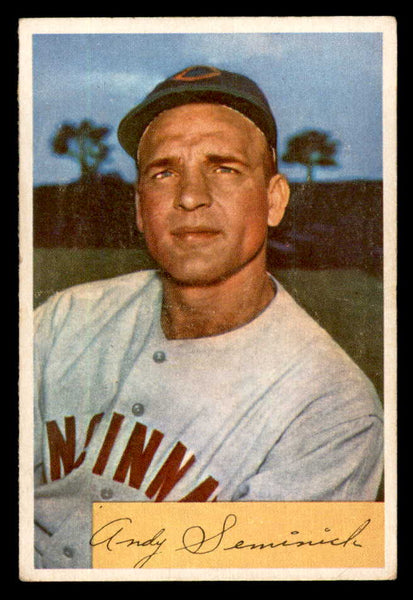 1954 Bowman Baseball #172 Andy Seminick Reds EX-MT 557497
