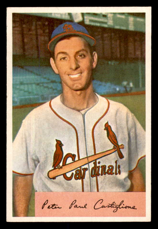 1954 Bowman Baseball #174 Pete Castiglione Cardinals EX-MT 557498
