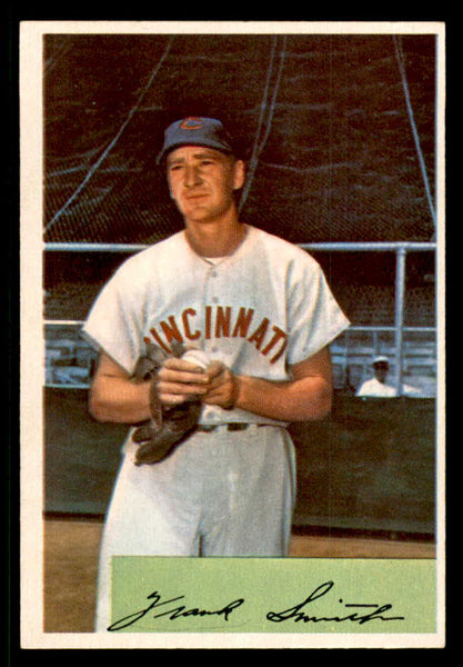 1954 Bowman Baseball #188 Frank Smith Reds EX-MT 557510