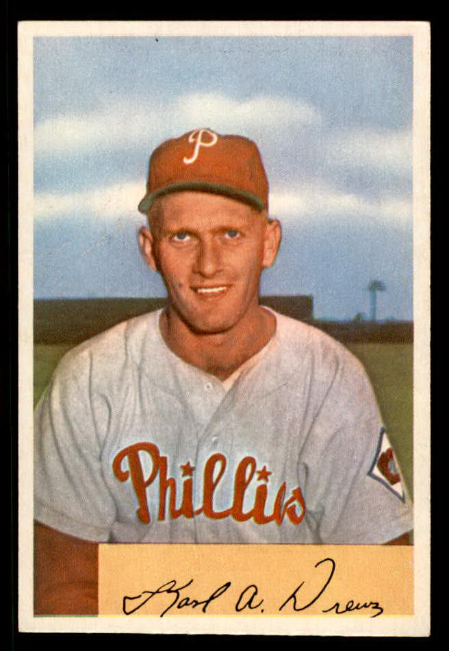 1954 Bowman Baseball #191 Karl Drews Phillies EX-MT 557511